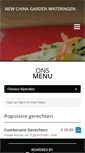 Mobile Screenshot of new-china-garden-wateringen.nl